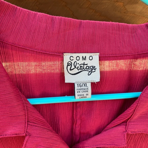 Como Vintage NWT XL Button Down Blouse - Picture 3 of 8